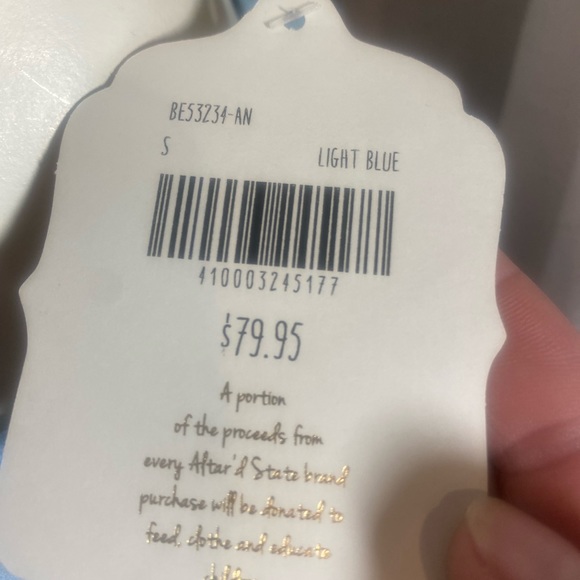 NWT Altar’d State Boho Patterned Blue Dress - Picture 3 of 4